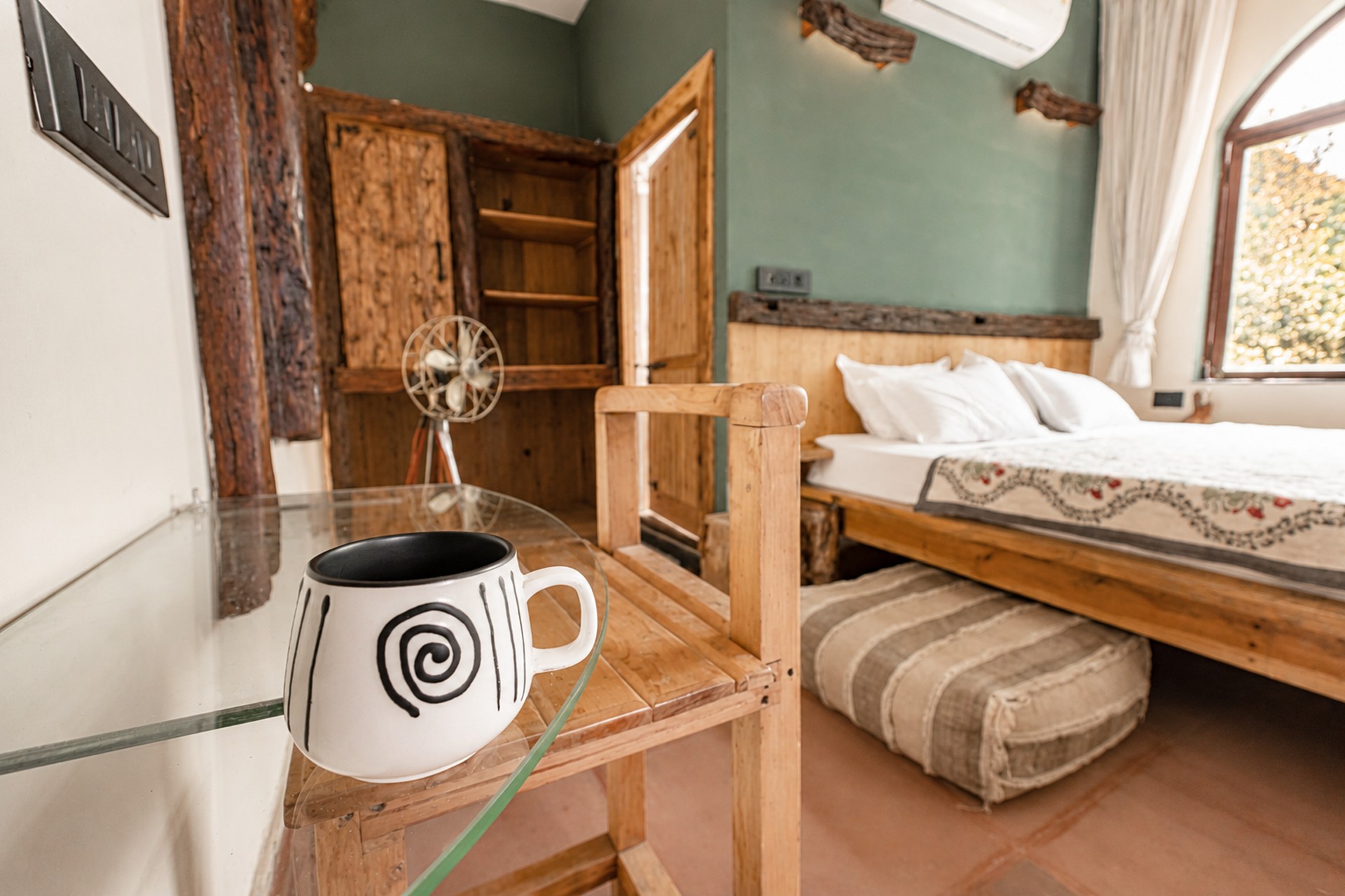 Sunrise Sky Room at Aavya boutique retreat Tapovan Rishikesh — photo 3