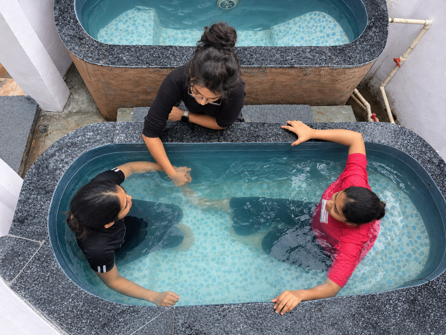 Ice Plunge at Tapas, Aavya Creative Wellness Retreats