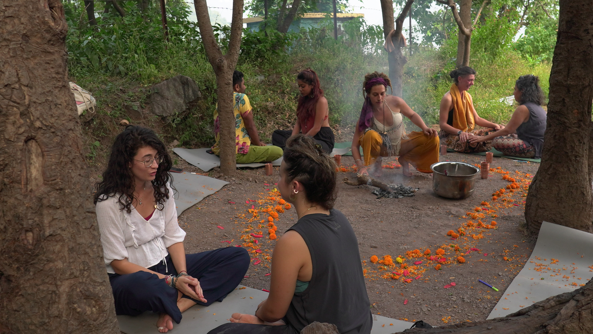 Design your own retreat at Aavya — cacao ceremony in the forest