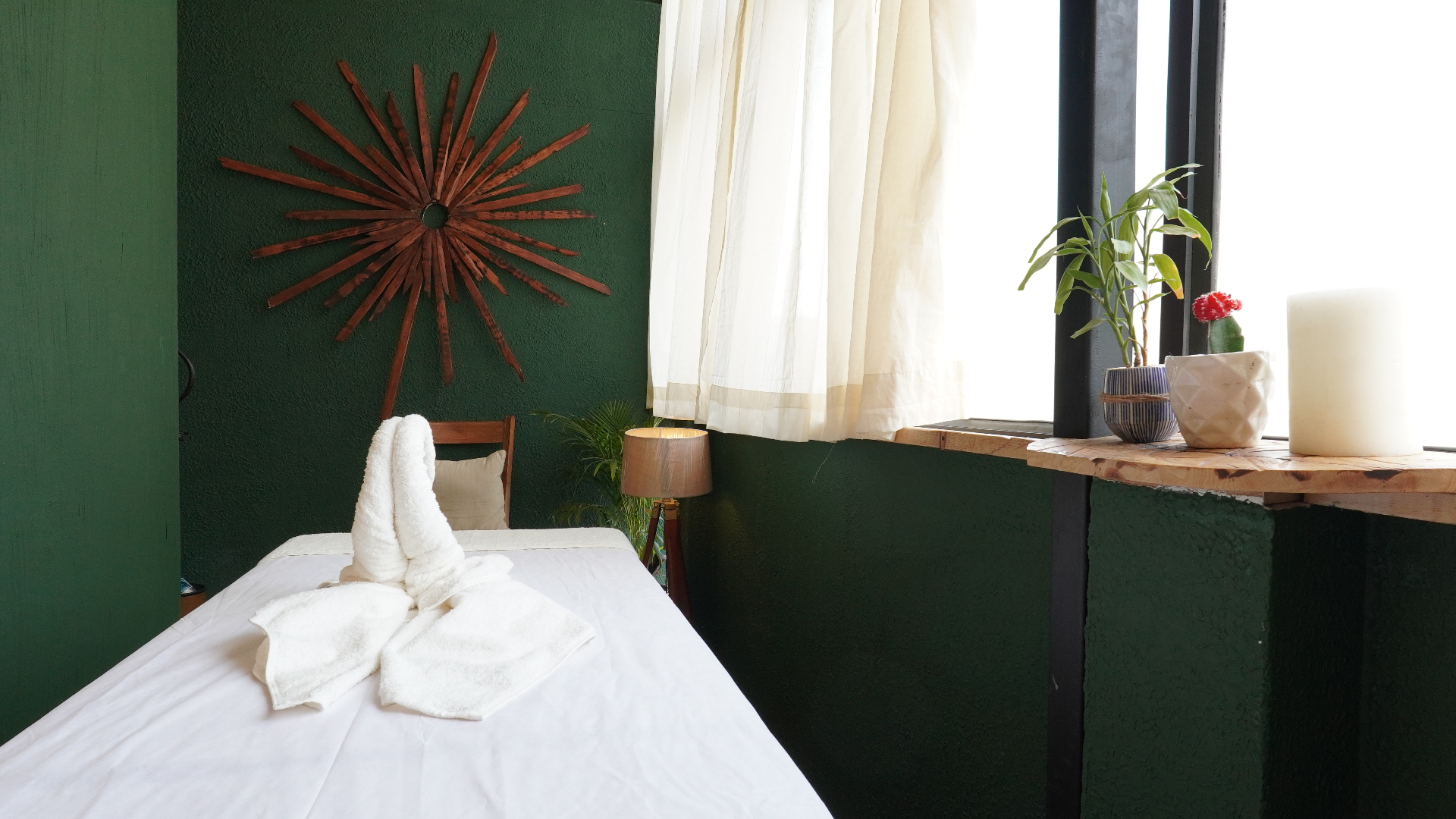 Spa room at Aavya wellness retreat, Rishikesh